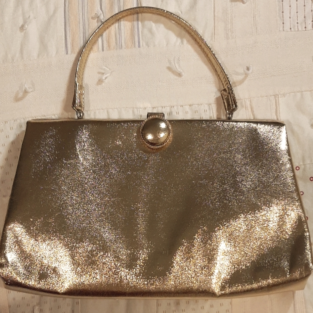👜 HARRY LEVINE 👜 1960s Gold Purse